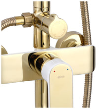 Zuhanyszett REA BLOOM WHITE GOLD