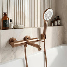Fürdőkád csaptelep Rivo Brush Copper
