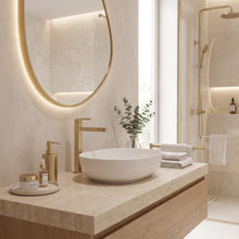 Fürdőszobai csaptelep Rea Grace Brush Gold High