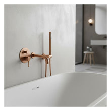 Fürdőkád csaptelep Rea Lungo Brush Copper + Box