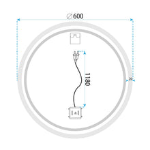 Tükör LED BLUETOOTH FFJ 60cm