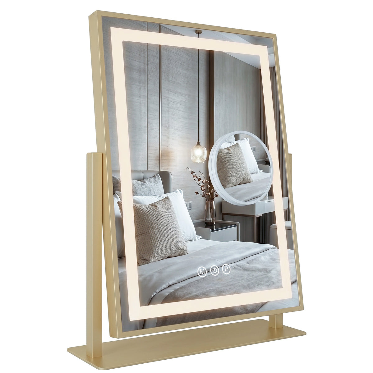LED Tükör LUMI L.Gold 30x40cm