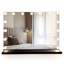 LED Tükör HOLLYWOOD Black 80x60