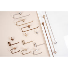 Falra szerelhető wc papír tartó 9711 Prism Brush Gold