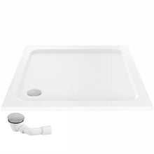 Zuhanytálca Rea Belmond White 80x80 Chrome